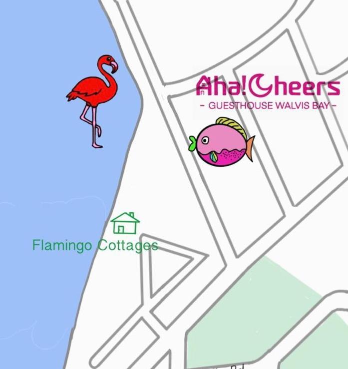 Aha! Cheers Guesthouse 拾间-海 Walvis Bay Eksteriør billede